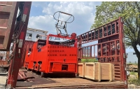 兩臺CJY5噸湘潭架線式電機車發往西北某礦場